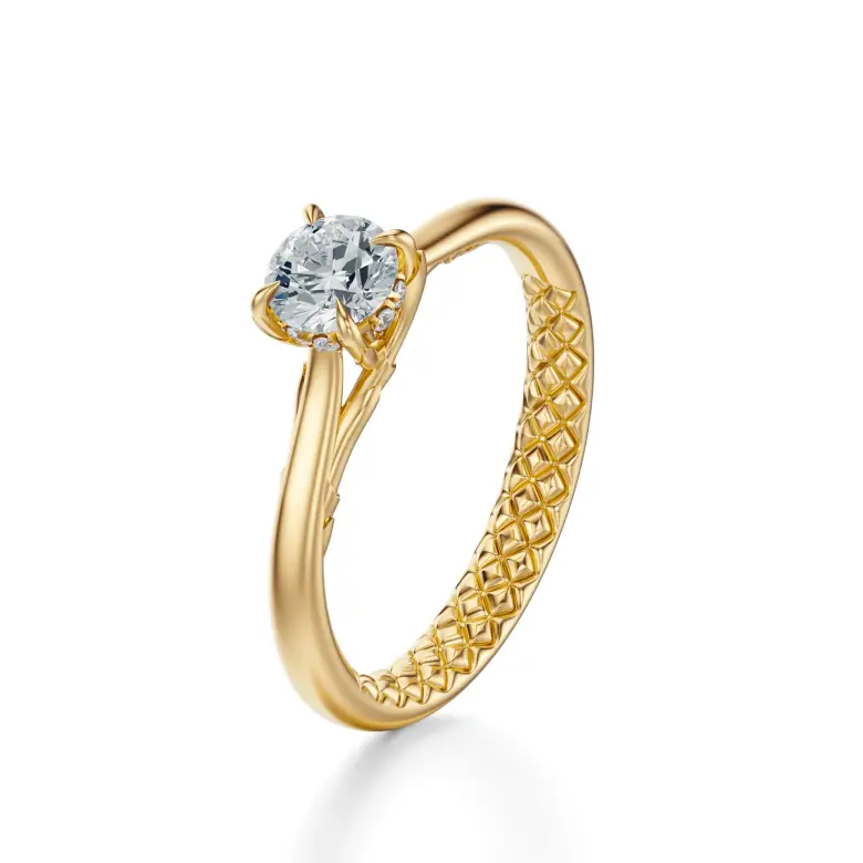 Pierścionek zaręczynowy z diamentami AJPZ_151